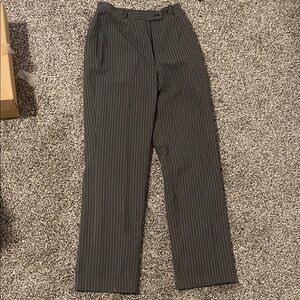 Gray Pinstripe Pants